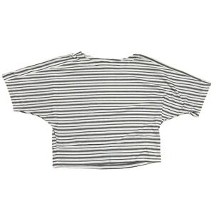 Counterparts Women's XL Striped Batwing Sleeve Top Ribbed Knit Stretch Relaxed